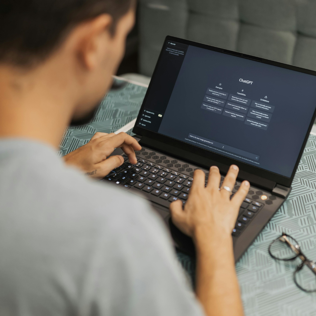 typing into chat gpt